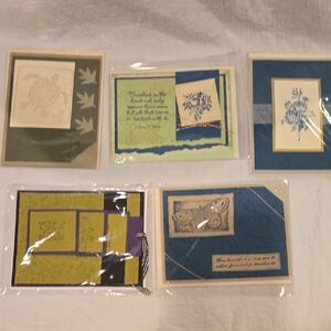 Handmade Greeting Cards Set